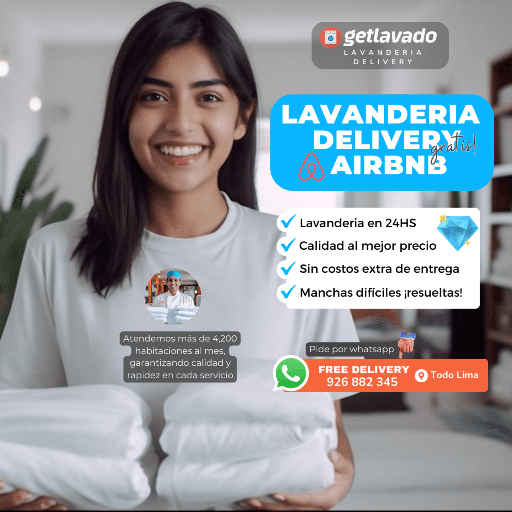 Lavandería para Anfitriones de Airbnb en Lima Perú 2025